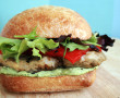 Grilled Chicken Sandwich-with Pesto Goat Cheese Spread